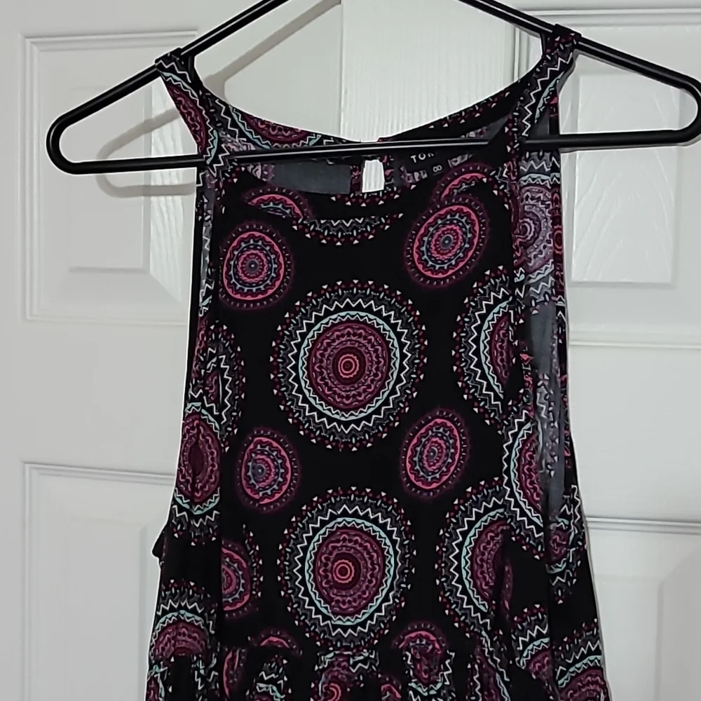 Torrid boho high low long dress sz.00 EUC - Picture 3 of 6